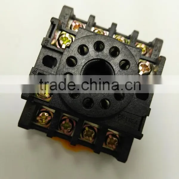 UL CE Listing Kontron 11 Round Pin Din-rail Relay Socket photo-3