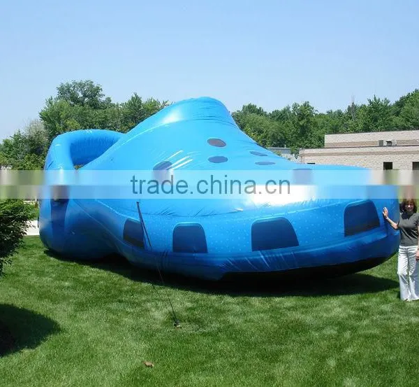 Giant Blue Advertising Inflatable Shoes