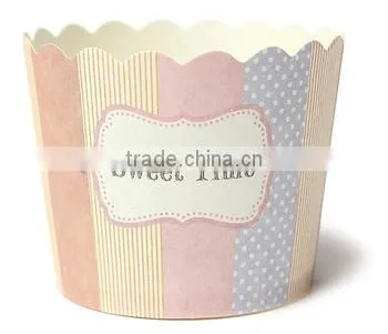 15oz 450ML Custom Printed Disposable Ice Cream Paper Cups With Plastic Spoon and Lids photo-2