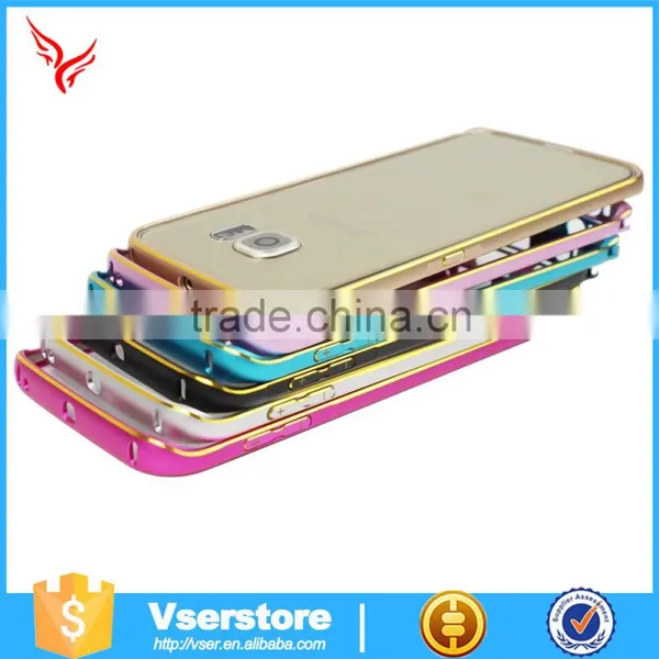 2016 Popular Case for Samsung Galaxy S6 Edge Aluminum Bumper Case for Samsung Metal Cell Phone Case photo-3