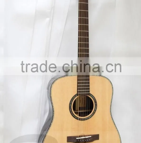 All Solid wood Acoustic Guitar with solid spruce and rosewood