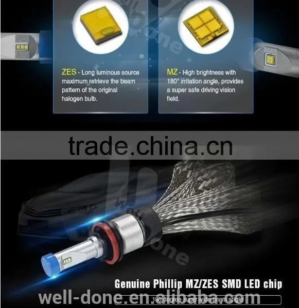 Aviation Aluminium G60 P-hilip New h4 Led Headlight Bulb photo-2
