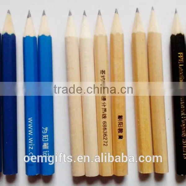 Cheap Wooden Golf Pencil, Natural Wooden Pencil