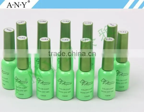ANY Hot Selling Pure Colour UV Nail Gel Lacquer Polish Long Lasting Glaze UV Gel Nail Polish 120 Colors 12ML 30# photo-5