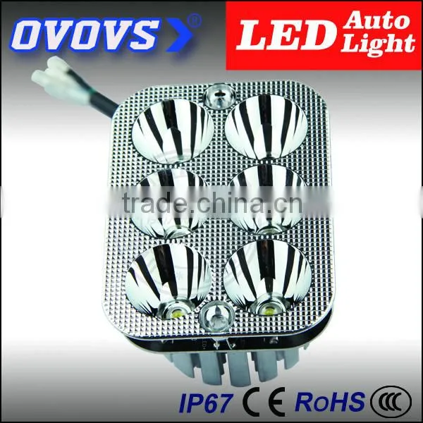 Ovovs Super Bright Square 12v 18w Led Headlight Motorcycle Interior/flashing/spotlight photo-3