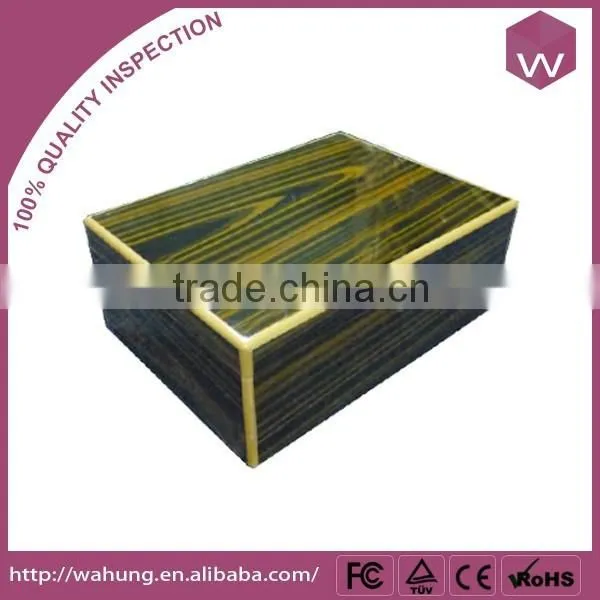 Elegant Wooden Packing Jewelry Box With Compartment & Unfinished Wood Jewelry Boxes Wholesale photo-3