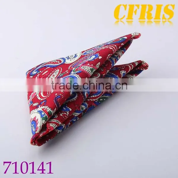 Paisley Pattern Pocket Square,100% Cotton Pocket Square photo-4