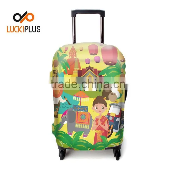 Luckiplus Elastic Exclusive Trolley Case Cover Durable Portable Luggage Cover photo-4