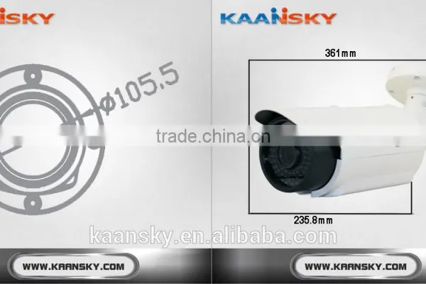 2 Megapixels AHD Cameras, Night Vision Outdoor IP66 Bullet AHD Cameras photo-3