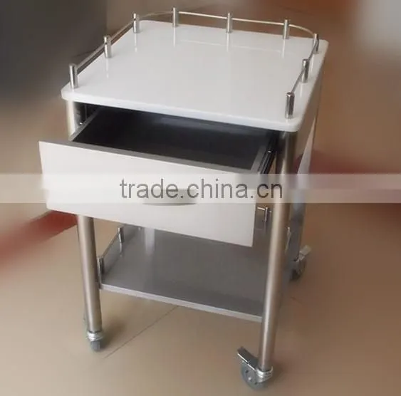 Dental Trolley for Sale, Stainless Steel Mobile Cabinet photo-4