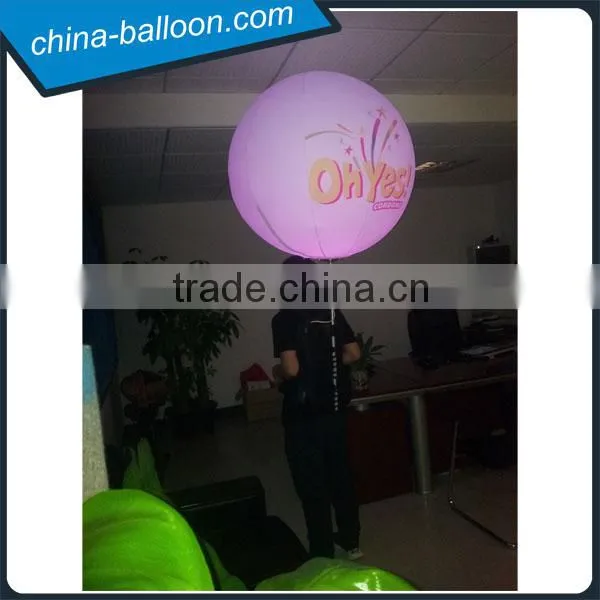 Newest Products Advertising Inflatable Ball/inflatable Led Backpack Ball/walking Inflatable Backpack Ball