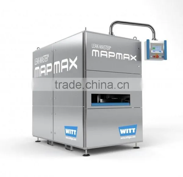 Inline leak detection for packages based on CO2 technology