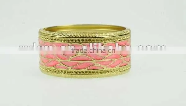 Indian Style Pink Sqare Bangle