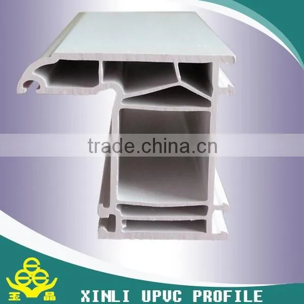 New Drill Design UPVC Profile With Shutter Tempered Glass Sliding Window photo-2