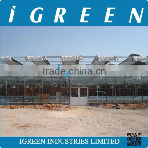 Commercial Intelligent Glass Greenhouse for Sale photo-4