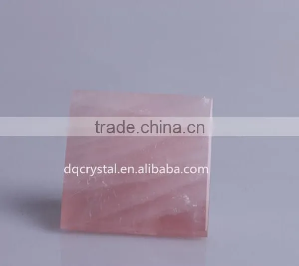 Natural Rose Pink Quartz Crystal Pyramid Healing Products for Wholesale photo-5