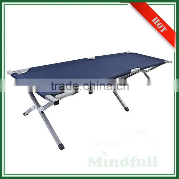 OEM Wholesale 600D Outdoor Aluminum Frame Military Adult Camping Bed photo-3