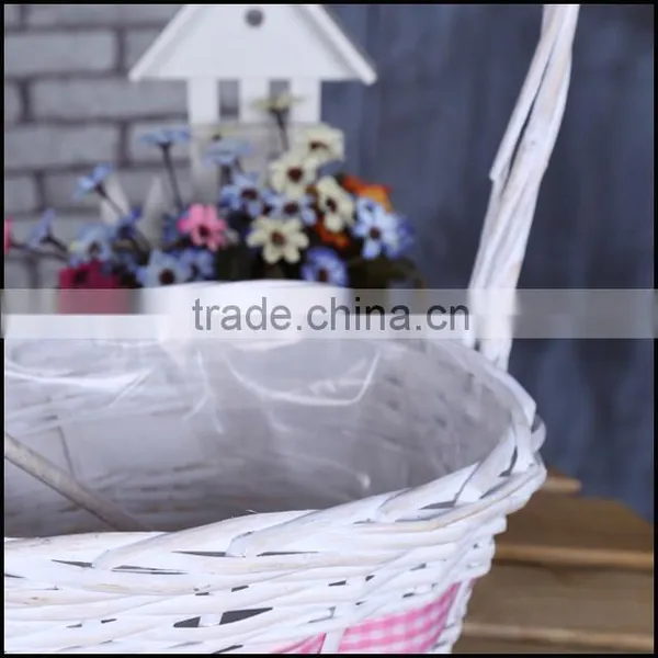 White Cheap Wicker Basket Set photo-4