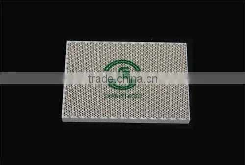 High Quality Honeycomb Infrared Ceramic Plates for Infrared Gas Burner, Cordierite Catalytic Infared Ceramic Plague 132x92x13mm photo-2
