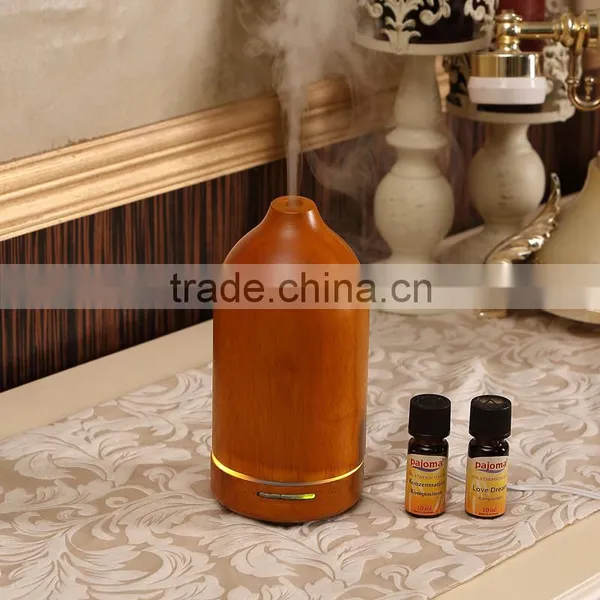 Wood+ABS+PP+Silicone Aroma Oils, Wooden Electric Ultrasonic Aroma Diffuser, 100ml Aroma Humidifier photo-3