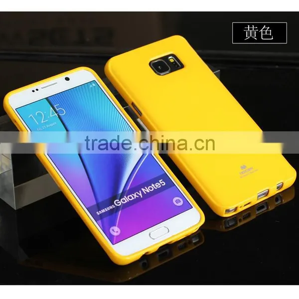 2016 High Quality Newsets Mercury Jelly Case TPU Case Ultra Slim TPU Case Cover for Samsung Glalaxy Note 5 Case photo-2