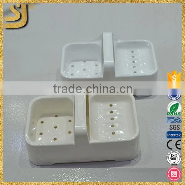 Soap Dishes for Bathroom, Stainless Steel 2 Plates Soap Dish photo-4