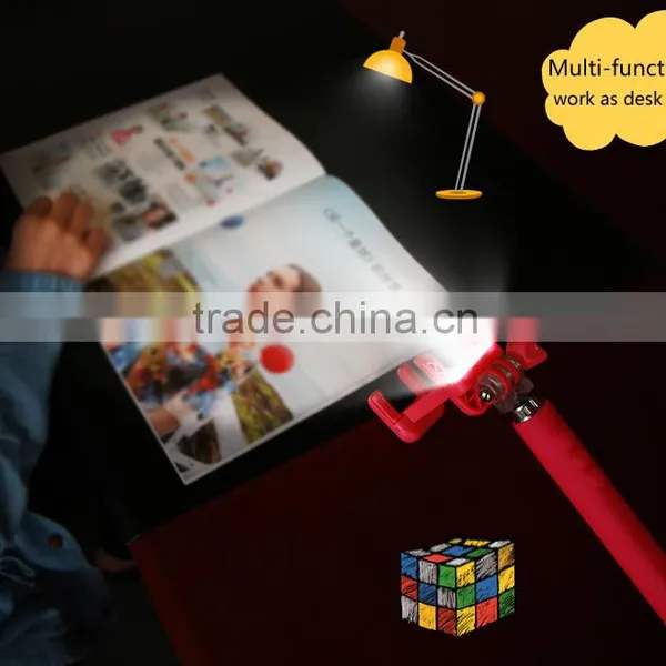 2015 Hot New Products Super Mini Selfie Stick With LED Flash Light, China Manufacturer photo-4