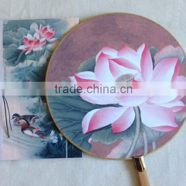 Chinese Style Dancer Plum Flower Silk Folding Hand Fan for Event Party Supplies photo-2