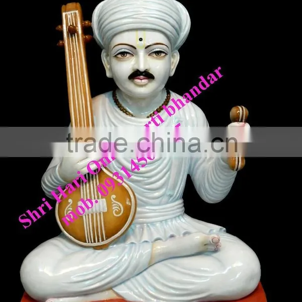 Marble Sant Tukaram Statue