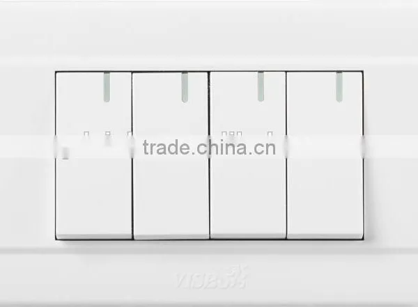 High Quality 10A 250V DC Isolator Switch 4 Gang 1 Way Switch photo-3
