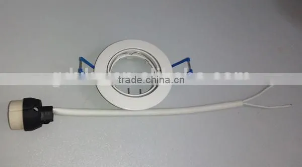 Spraying White Finish 8w Gu10 Ceiling Spotlight Fitting With Gu10 Lamp Base