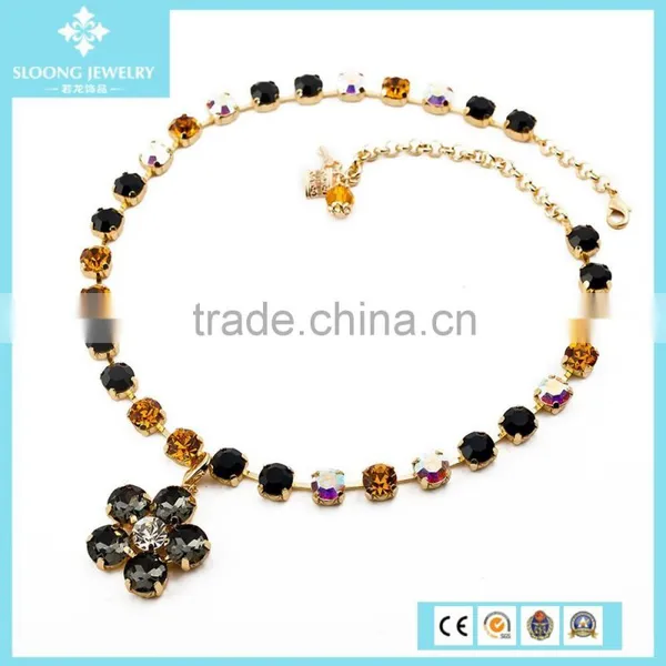 Wholesale Wedding Diamond Chain Latest Model Fashion Necklace photo-6