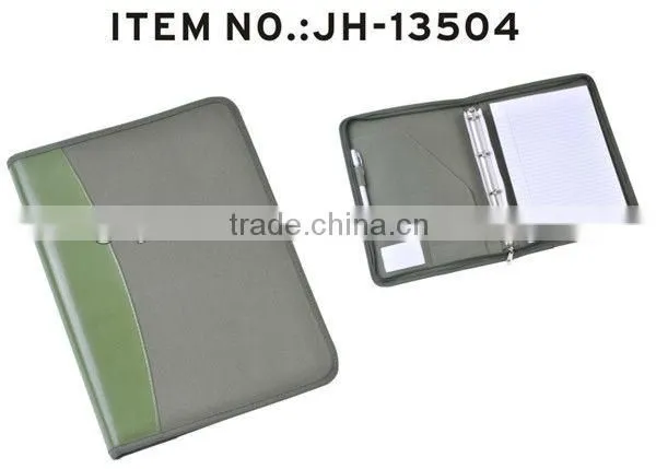 High Quality Leather Presentation Folder A4 Conference File Holder photo-3