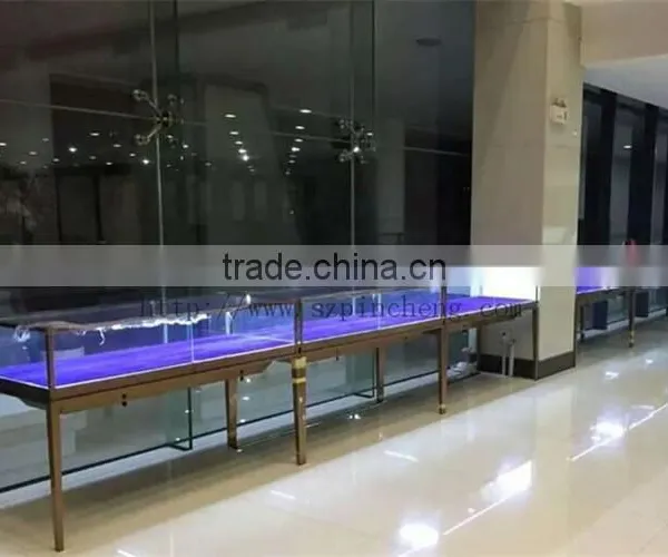 Customized Metal Material Luxury Glass Watch Jewelry Lighting Display Cabinets photo-4