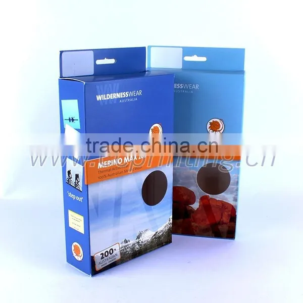 Mens Paper Underwear Packing Gift Box With Hole photo-3