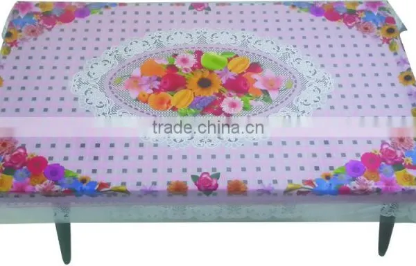 Transparent Printed PVC Tablecloth photo-2
