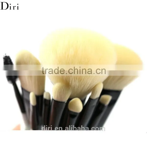 10pcs Top Quality Professional Wood Handle Makeup Brush Set photo-2
