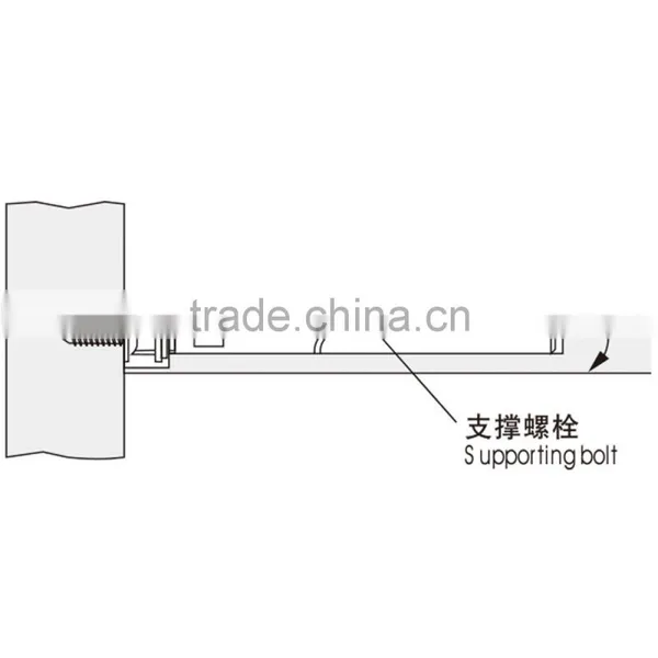 Round Rod Adjustable Invisible Support For Furniture photo-2