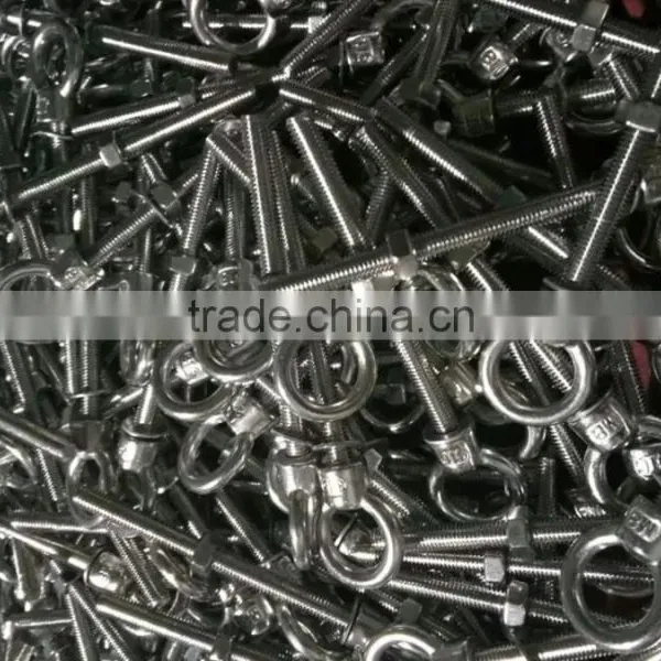 Factory Manufacturer Stainless Steel SS304/316 Rigging Weld Long Eye Bolt photo-2