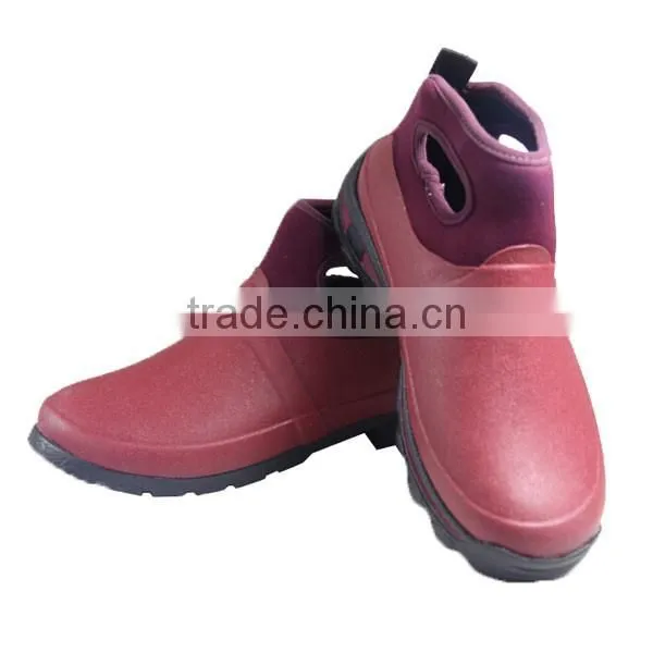 2015 Fashionable Lightweight Neoprene Garden Rain Shoes For Women photo-2