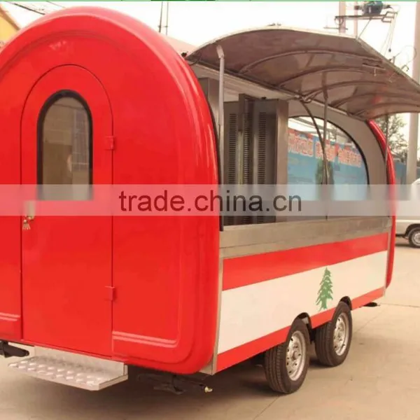 2015 New Design 3m X 2m Mobile Food Trailer photo-4