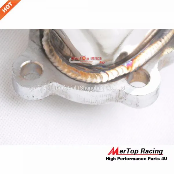 MerTop 3 Bolt 304 Stainless Steel 3'' GT25 GT28 Turbo Downpipe SR20DET SR20 S13 S14 photo-5