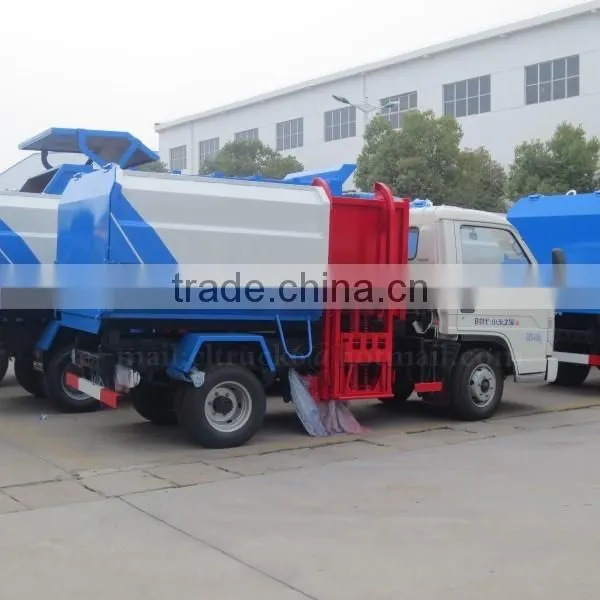 68hp 4*2 FORLAND 4m3 Side-loading Waste Truck photo-3