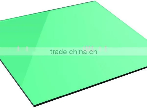 Transparent Plastic Polycarbonate Solid Flat Sheet (Valuview Green Solid Flat) photo-2