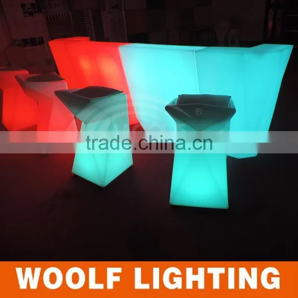 2015 Hot !!!RGB Color Changing Rechargeable Outdoor Waterproof Led Bar Table photo-3