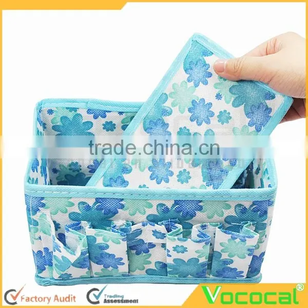 Foldable Makeup Cosmetic Storage Box Bag Organizer Jewelry Stationary Container photo-4