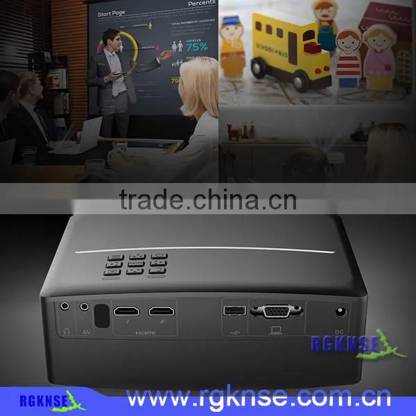 Hot Selling GP 80 Led Projector 1800lumens High Quality Mini Led Projector photo-3