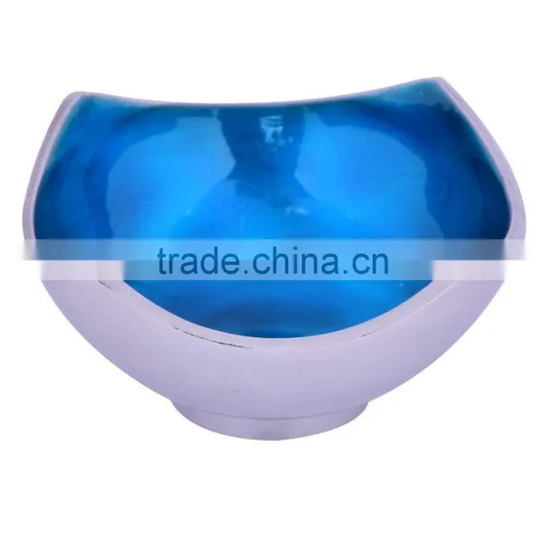 Enamel Metal Fruit Bowl | Decorative Aluminum Deep Bowl photo-2