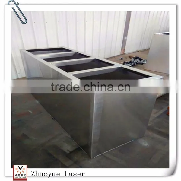 Custom Metal Fabrication With Bending and Welding/stainless Steel Garden Vases/Metal Pots photo-4