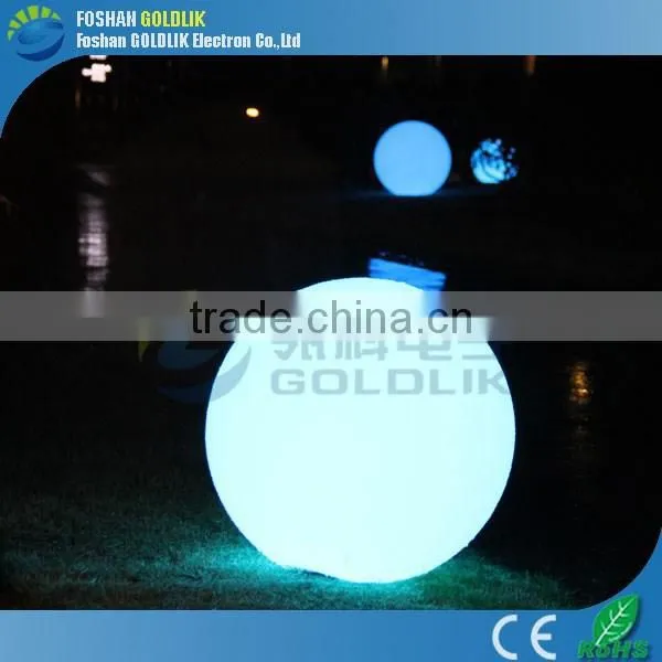 GLACS Control RGB Color Dia 80cm Large Battery Garden Glow Plastic LED Outdoor Ball Light photo-6